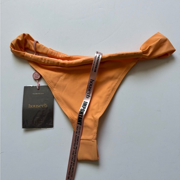 House of CB Bikini Bottoms  Athens Light Orange Medium - Picture 1 of 3